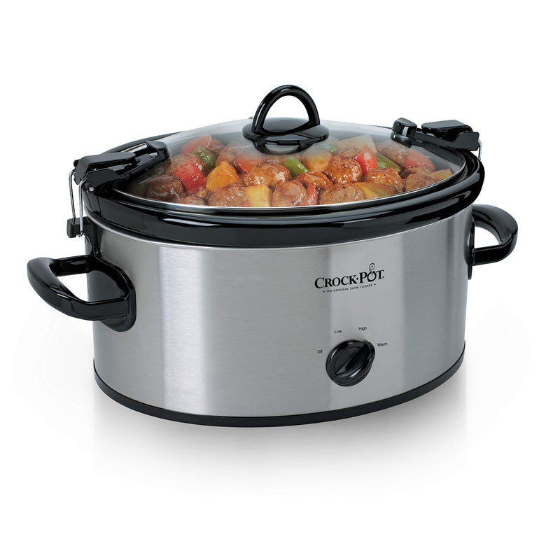 Crock-Pot Cook & Carry 6-Quart Oval Portable Manual Slow Cooker Via Amazon