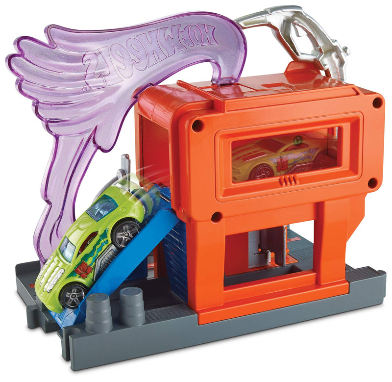 Hot Wheels City Downtown Super Fuel Stop Playset Via Amazon