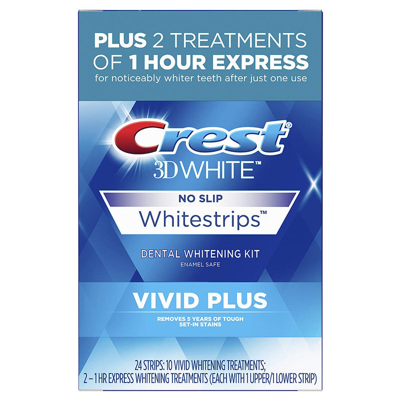 12-Treatment Crest 3D White Vivid Plus Whitestrips Kit Via Amazon