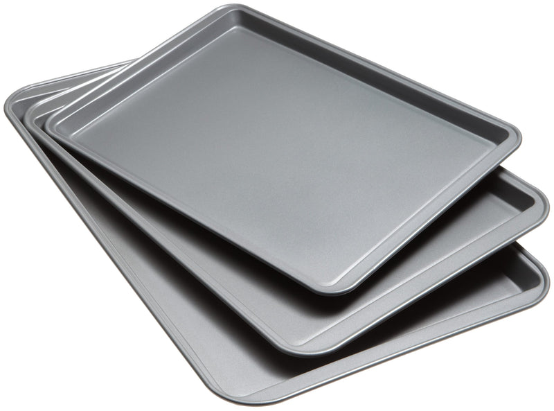 Good Cook Set Of 3 Non-Stick Cookie Sheet Via Amazon