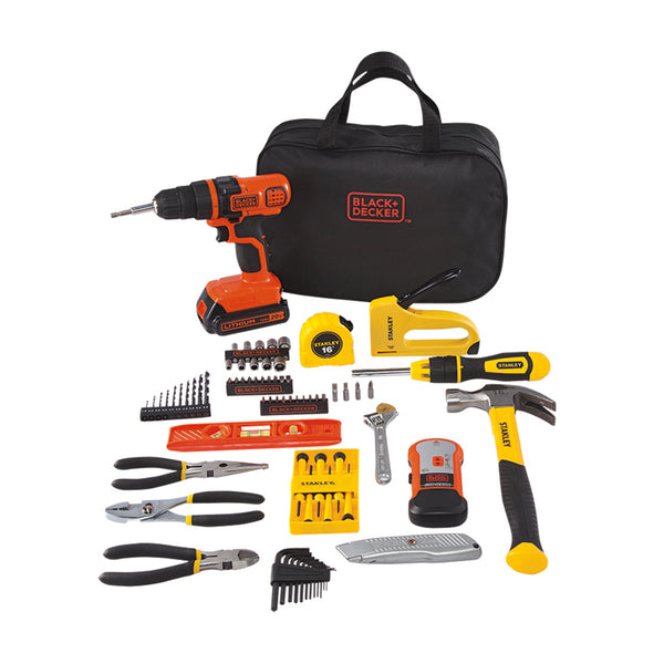 STANLEY BLACK+DECKER 20-Volt MAX 85-Piece Drill Kit Via Walmart