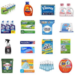 Save $15 on Every $50 on Home Goods- Kleenex, Dixie, Bounty, Tide, Ziploc, Quilted Northern, And More Via Amazon