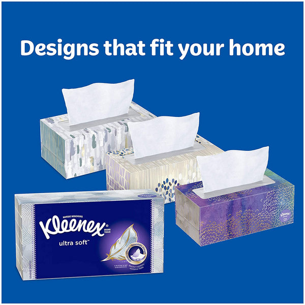 Kleenex Ultra Soft Facial Tissues, 8 Rectangular Boxes Via Amazon