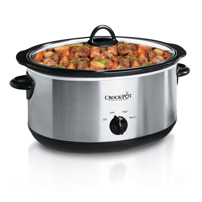 Crock-Pot 7-Quart Oval Manual Slow Cooker Via Amazon