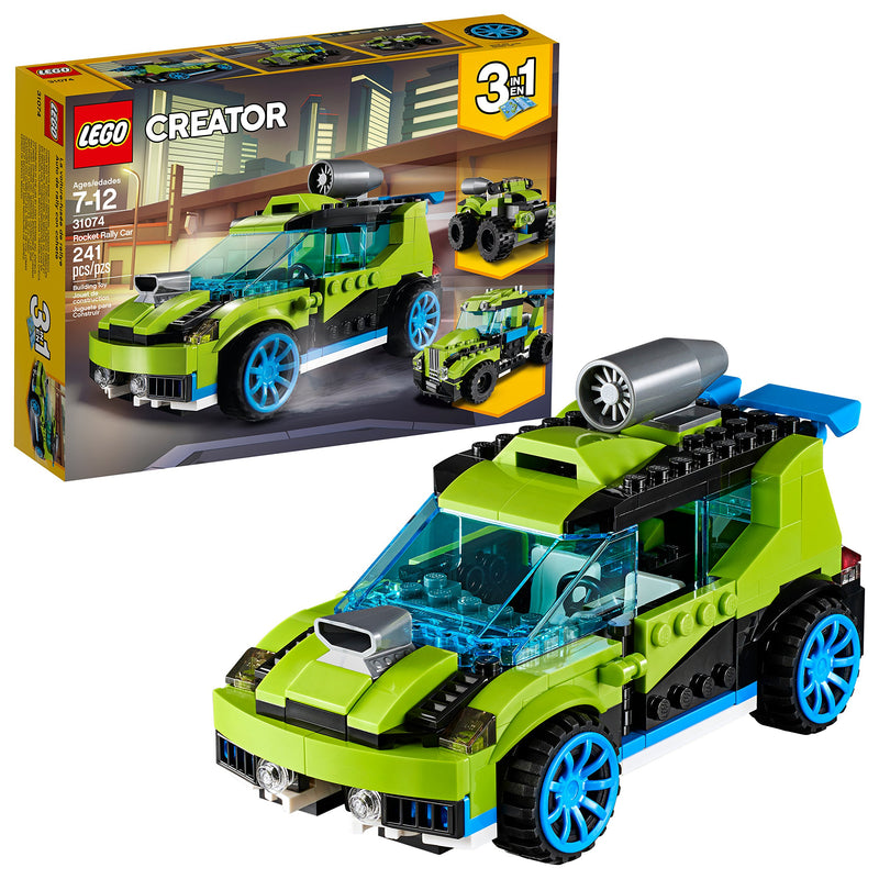 LEGO Creator 3in1 Rocket Rally Car 31074 Building Kit (241 Pieces) Via Amazon