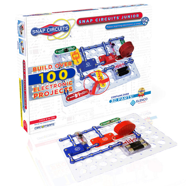 Snap Circuits Jr. SC-10 Electronics Exploration Kit, Kids Building Projects Kits, Via Amazon