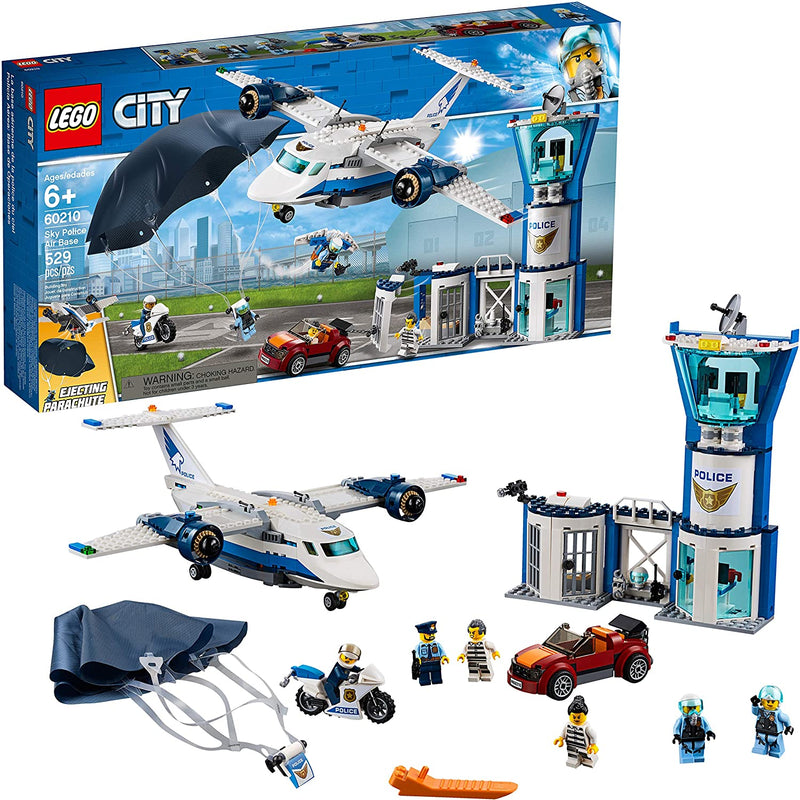 LEGO City Sky Police Air Base 60210 Building Kit (529 Pieces) Via Amazon