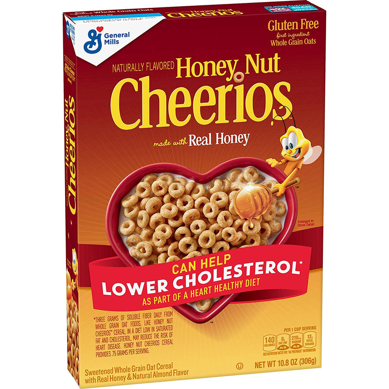 Honey Nut Cheerios, Gluten Free Cereal Via Amazon