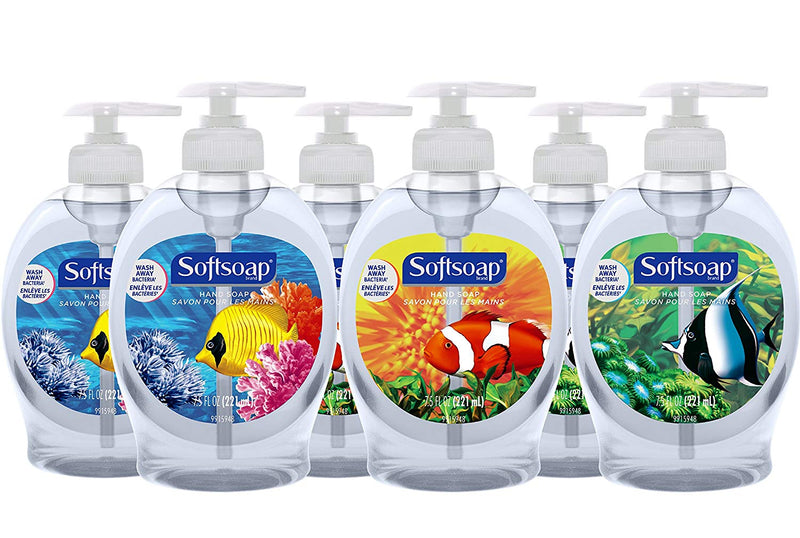 6 pc Softsoap Liquid Hand Soap, Via Amazon