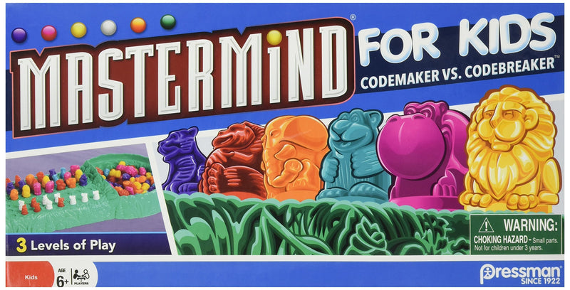 Mastermind for Kids -- Codebreaking Game Plays on Three Levels Via Amazon