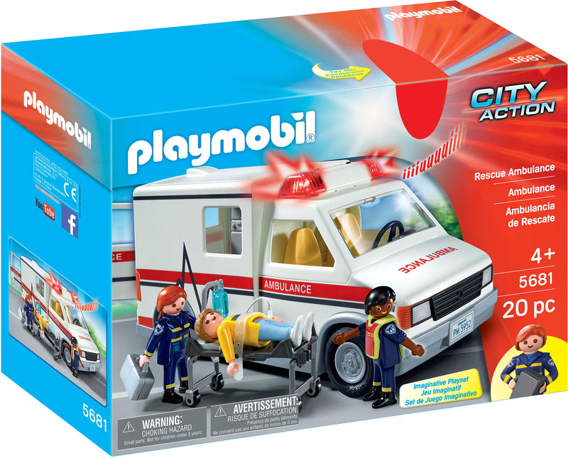PLAYMOBIL Rescue Ambulance Via Amazon