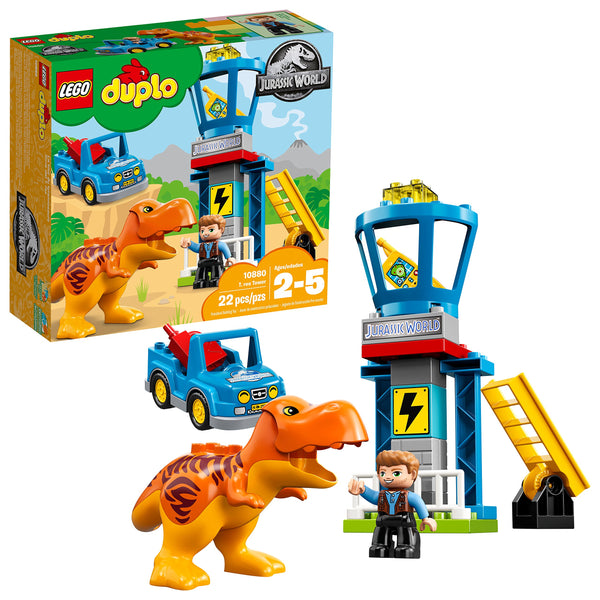 LEGO DUPLO Jurassic World T. rex Tower 10880 Building Blocks (22 Pieces) Via Amazon