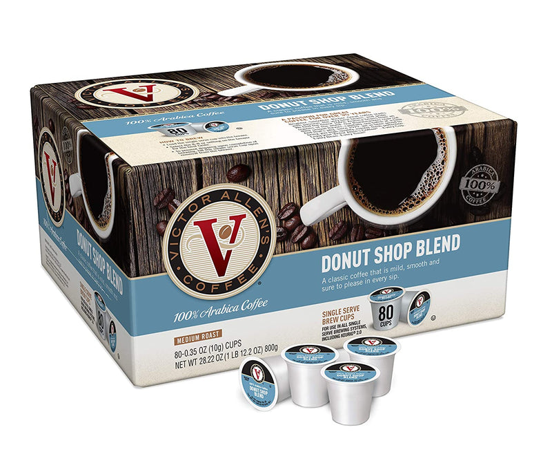 Donut Shop Blend for K-Cup Keurig 2.0 Brewers 80 Count Via Amazon