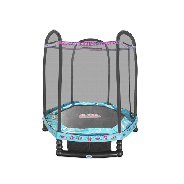 L.O.L. Surprise! 7' Enclosed Trampoline with Safety Net Via Amazon