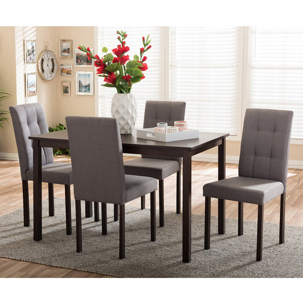 5-Piece Upholstered Dining Set Via Walmart