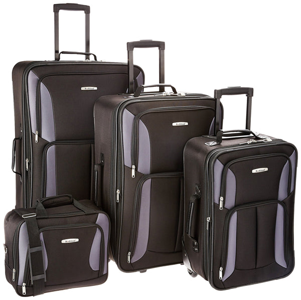 Rockland Luggage 4 Piece Set Via Amazon