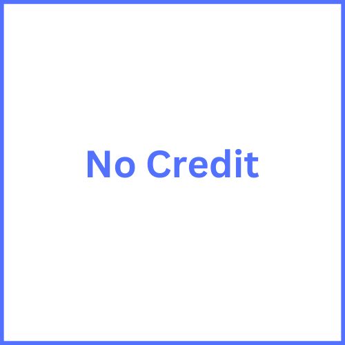 No Credit, Credit Cards