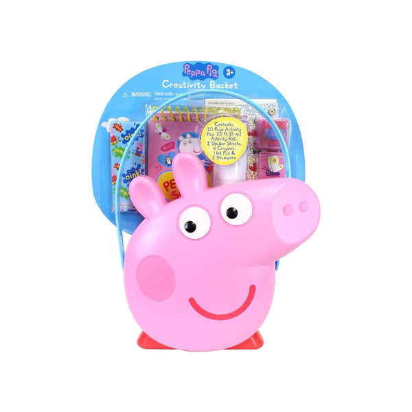 Tara Toys Peppa Pig Creativity Bucket Coloring & Sticker Set via Amazon