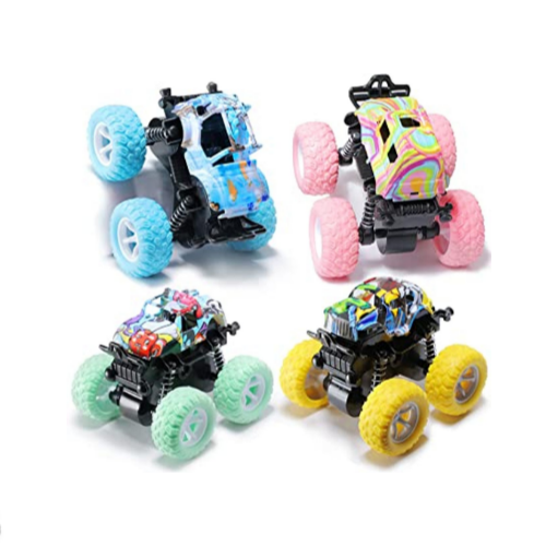 4 Pack Monster Truck Toys Via Amazon