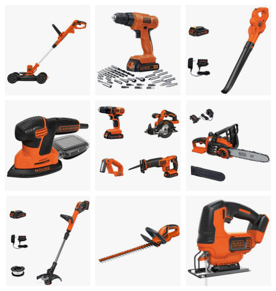 Save on BLACK and DECKER Tools Products Via Amazon