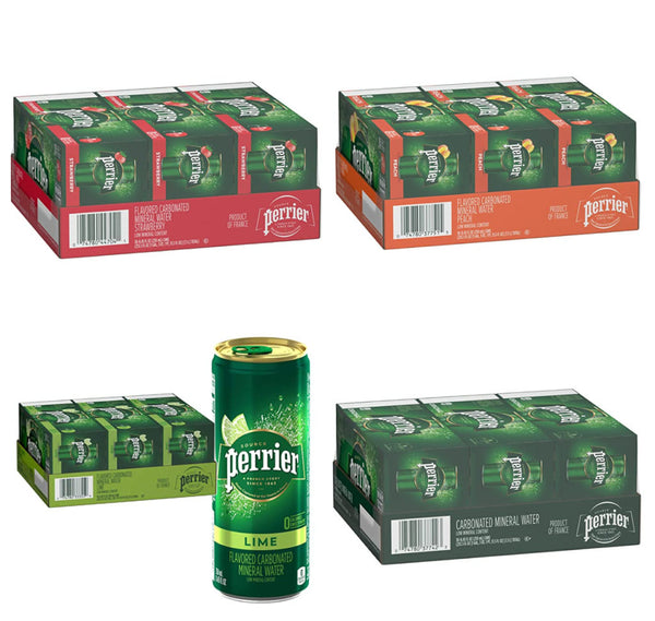 30 Cans of Perrier Carbonated Mineral Water On Sale Via Amazon