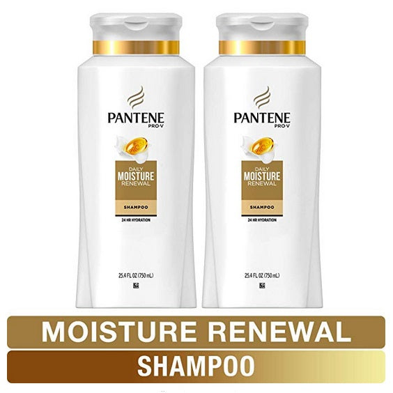 2 Pack Pantene, Shampoo, Pro-V Daily Moisture Renewal for Dry Hair Via Amazon