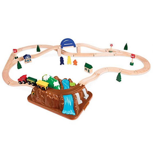 Battat Classic Wooden Toy Train Set (47Pc) Via Amazon