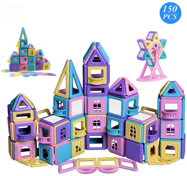 150 Pcs 3D Magnetic Castle Blocks Via Amazon