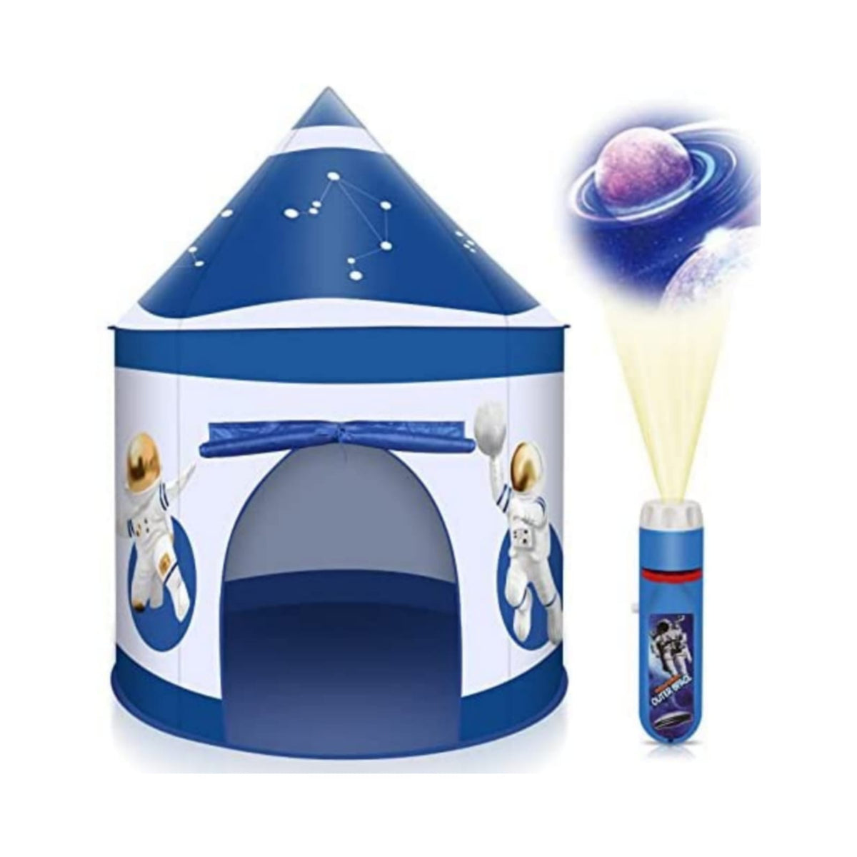 Rocket Ship Play Tent With Space Projector Via Amazon simplexdeals