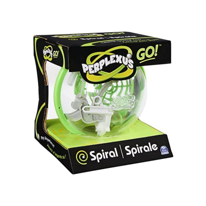 Perplexus GO! Spiral, Compact Challenging Puzzle Maze Skill Game Via Amazon