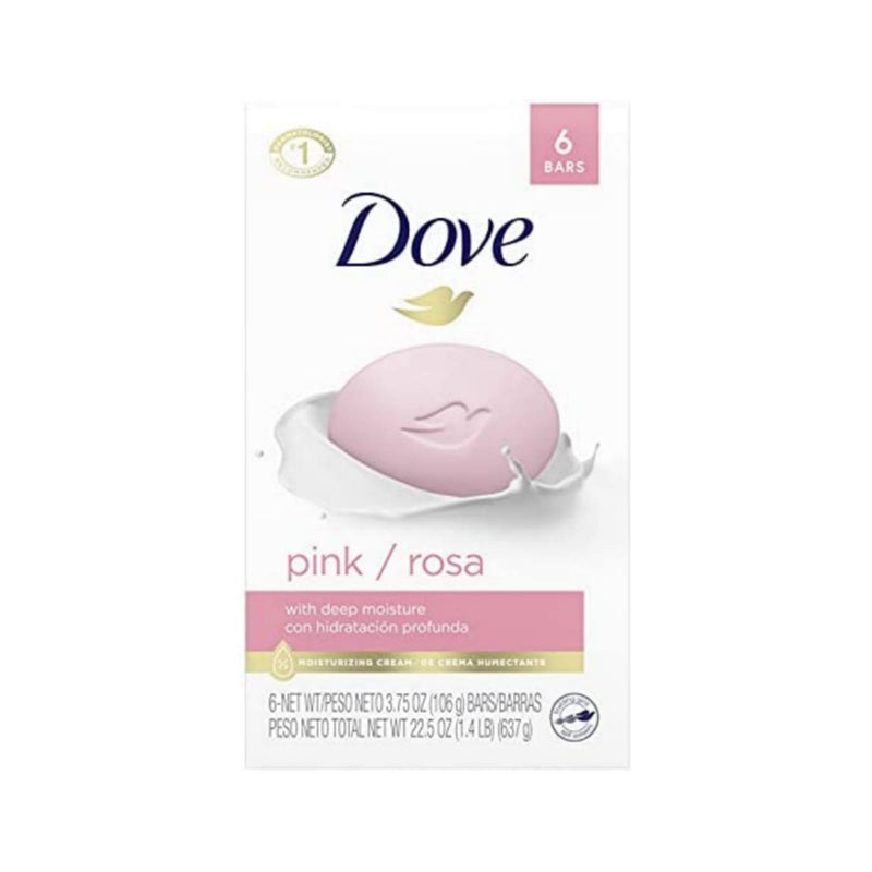 6 Bars
Dove
Pink Bar Soap
Via Amazon