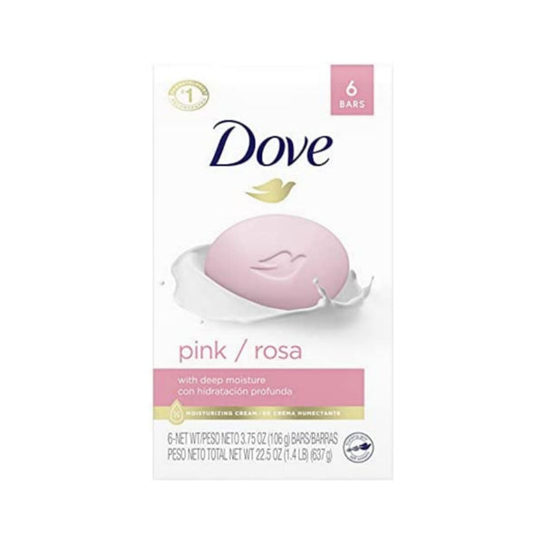 6 Bars
Dove
Pink Bar Soap
Via Amazon