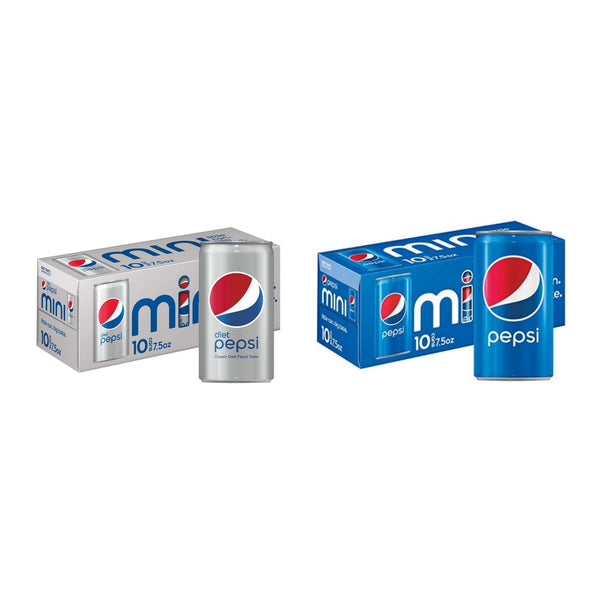 10-Mini Cans Of Diet Pepsi Mini Cans
Via Amazon