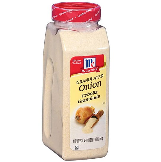 McCormick Granulated Onion, 18 oz Via Amazon