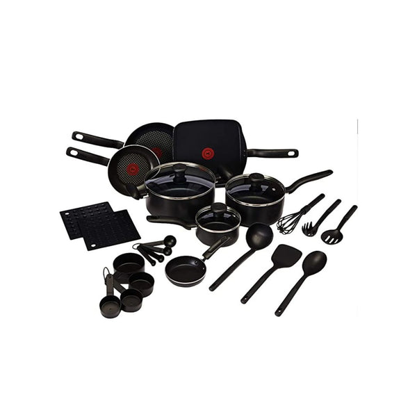 T-fal Initiatives Nonstick 20 Piece Pots And Pans Cookware Set Via Amazon