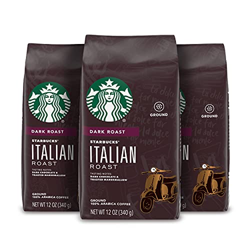 3 Bags Of 12oz Starbucks Dark Italian Roast Ground Coffee
Via Amazon