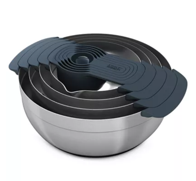 Joseph 100 Collection Nesting Steel Bowls & Measuring Cup Set Via Macy's SALE $29.93 + Free Store Pickup! (Reg $100)