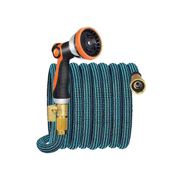 50-Ft Expandable Garden Hose with 10 Functions Nozzle via Amazon