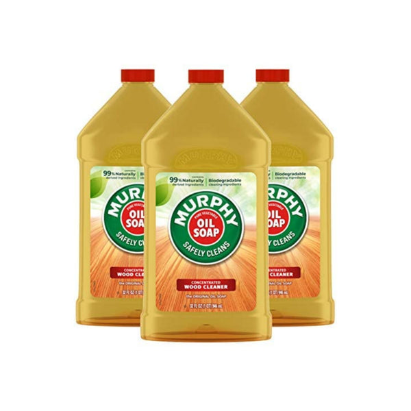 3 Pack Of Murphy Original Oil Soap Concentrated Wood Cleaner 32oz Bottles & More On Sale Via Amazon