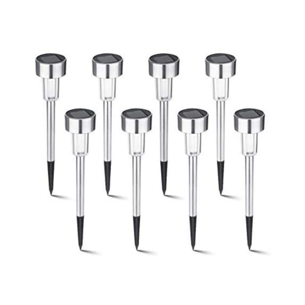 8 Pack Outdoor Solar Lights Via Amazon