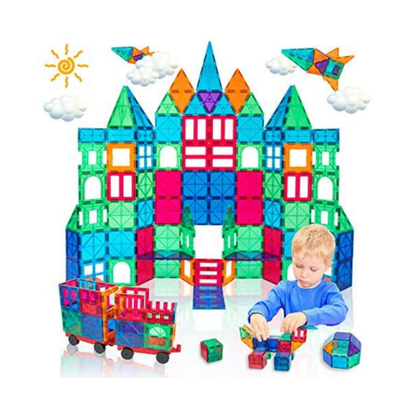 100 Pcs Magnetic Building Tile Set Via Amazon