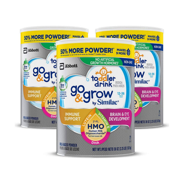 3 Cans of Go & Grow by Similac Toddler Drink Via Amazon