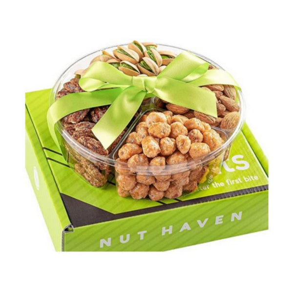 Nuts Gift Basket – Fresh Sweet & Salty Dry Roasted Gourmet Gift Basket Via Amazon