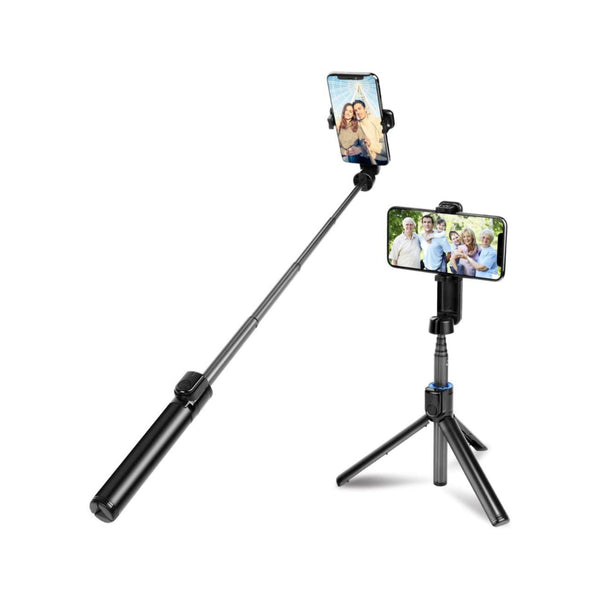 34" Extendable Aluminum Selfie Stick & Tripod with Detachable Remote Via Amazon