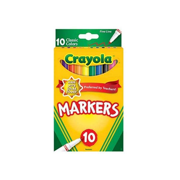 Crayola Original Marker Set, Set of 10
Via Amazon