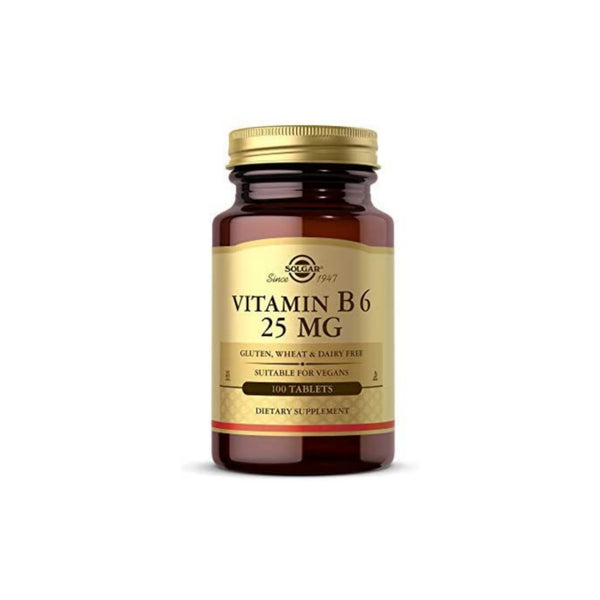 Solgar Vitamin B6 25 mg Tablets (100 Count)
Via Amazon