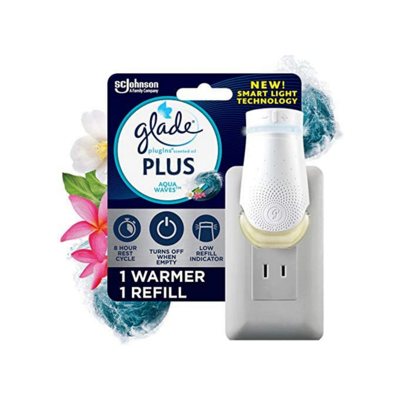 Glade PlugIn Plus Air Freshener Starter Kit, Warmer & Refill Via Amazon