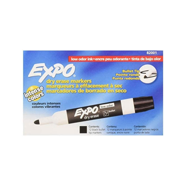 12-Pack EXPO Bullet Black Dry Erase Markers
Via Amazon