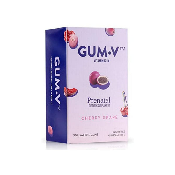30 Zahler Gum-V Chewable Prenatal Vitamin Gum
Via Amazon