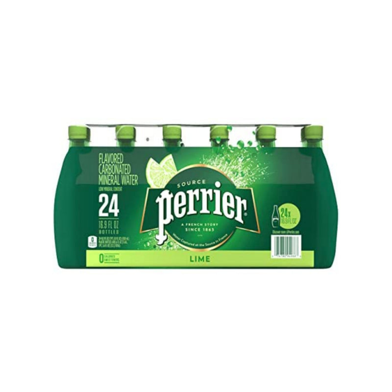 24 Bottles of Perrier Lime Flavored Carbonated Mineral Water Via Amazon